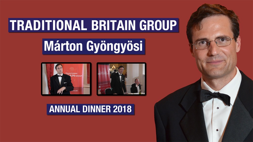 Footage from the Traditional Britain Dinner, June 2018 -  Márton Gyöngyösi, Jobbik